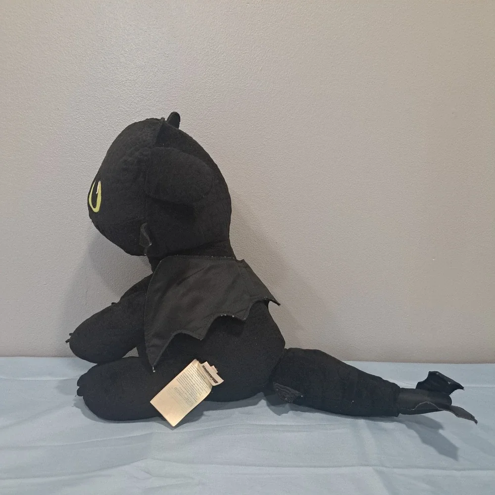 Build-A-Bear Toothless Plush How to Train‎ Your Dragon Black Dragon B-A-B Toy